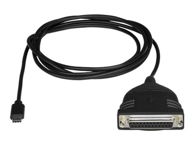  STARTECH.COM  Cable Adaptador Conversor de Impresora USB Tipo C a Paralelo - Cable USBC a DB25 Alimentado por el Bus - Cable para Impresora - cable USBICUSBCPLLD25
