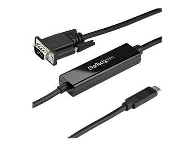  STARTECH.COM  Cable Adaptador Conversor USB-C a VGA - 1m - 1920x1200 - adaptador de vídeo externoCDP2VGAMM1MB