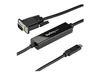 StarTech.com Cable Adaptador Conversor USB-C a VGA - 1m - 1920x1200 - adaptador de vídeo externo