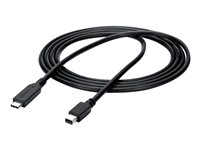 StarTech.com Cable Adaptador de 1,8m USB-C a Mini DisplayPort 4K 60Hz - Negro - Cable USB Tipo C a mDP - Cable de Vídeo USBC - cable DisplayPort - USB-C a Mini DisplayPort - 1.8 m