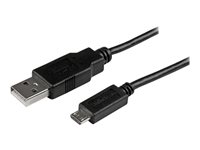 StarTech.com Cable Adaptador de 15cm USB A Macho a Micro USB B Slim Macho para Teléfono Móvil y Tablets de Carga y Datos - cable USB - Micro-USB tipo B a USB - 15 cm