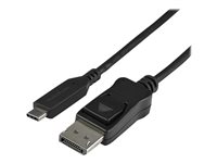 StarTech.com Cable Adaptador de 1m USB-C a DisplayPort - Conversor USB Tipo C a DP - 8K 60Hz HBR3 - Conversor Thunderbolt 3 DisplayPort (CDP2DP141MB) - adaptador de vídeo externo - negro