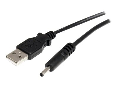  STARTECH.COM  Cable adaptador de 2m USB A macho a conector tipo barril H - cable USB / de alimentación - enchufe cc 3,4 mm a USB (solo alimentación) -USB2TYPEH2M