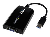 StarTech.com Cable Adaptador de Vídeo Externo USB 3.0 a VGA - Tarjeta Gráfica Externa - Hembra HD15 - Macho USB A - 1920x1200 1080p - adaptador USB / VGA - USB Tipo A a HD-15 (VGA) - 25.5 m