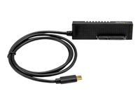 StarTech.com Cable Adaptador USB 3.1 USB-C de 10Gbps para Unidades de Disco SATA de 2,5 o 3,5 Pulgadas - USB Tipo C - Cable Externo para Unidades de Disco - controlador de almacenamiento - SATA 6Gb/s - USB 3.1 (Gen 2)