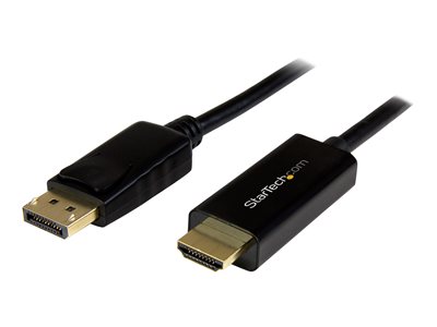  STARTECH.COM  Cable Conversor DisplayPort a HDMI de 2m - Color Negro - Ultra HD 4K - cable adaptador - DisplayPort / HDMI - 2 mDP2HDMM2MB