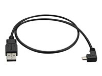 StarTech.com Cable de 0,5m Micro USB Acodado a la Derecha para Carga y Sincronización de Smartphones o Tablets - cable USB - Micro-USB tipo B a USB - 50 cm