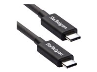 StarTech.com Cable de 0,5m Thunderbolt 3 USB-C (40Gbps) - Compatible con Thunderbolt y USB - cable Thunderbolt - USB-C a USB-C - 50 cm