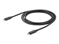 StarTech.com Cable de 0,5m USB-C a USB Type C de Carga - Cable USB Tipo C USBC USB 3.1 de 10Gbps - cable USB de tipo C - USB-C a USB-C - 50 cm