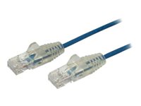 StarTech.com Cable de 1,5m de Red Ethernet Cat6 Delgado Sin Enganches - Cable de Red Snagless - Azul - cable de interconexión - 1.5 m - azul