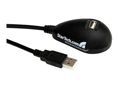  STARTECH.COM  Cable de 1,5m Extensión Alargador USB 2.0 de Sobremesa Escritorio alta velocidad Hi Speed - Macho a Hembra USB A - Extensor - cable alargador USB - USB a USB - 1.5 mUSBEXTAA5DSK