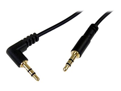  STARTECH.COM  Cable de 1,8m de Audio Estéreo de 3,5mm Acodado en Ángulo a la Derecha Macho a Macho Cable Mini Jack - cable de audio - 1.8 mMU6MMSRA