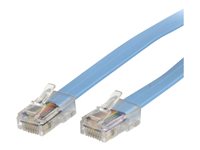 StarTech.com Cable de 1,8m Rollover de Consola Cisco - RJ45 Macho a Macho - cable de red - 1.8 m - azul