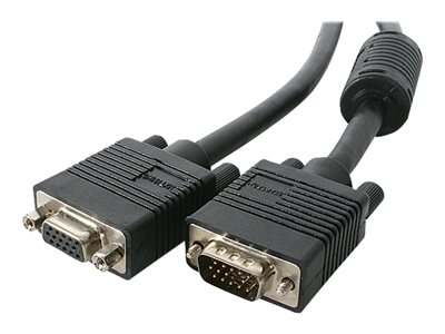  STARTECH.COM  Cable de 15m Coaxial Extensor VGA de Alta Resolución para Monitor de Vídeo HD15 Macho a Hembra - cable alargador VGA - 15 mMXTHQ15M