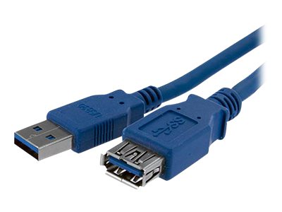  STARTECH.COM  Cable de 1m de Extensión Alargador Pasivo USB 3.0 SuperSpeed - Macho a Hembra USB A - Extensor - Azul - cable alargador USB - USB Tipo A a USB Tipo A - 1 mUSB3SEXT1M