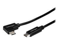 StarTech.com Cable de 1m USB-C a USB-C Acodado a la Derecha - Cable USB Tipo C en Ángulo a la Derecha - Cable USBC en Ángulo - cable USB de tipo C - USB-C a USB-C - 1 m