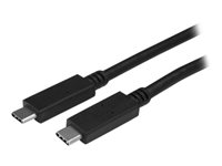 StarTech.com Cable de 1m USB-C con Entrega de Potencia hasta 5A - USB 3.1 de 10 Gbps USB Tipo C Certificado - cable USB de tipo C - USB-C a USB-C - 1 m