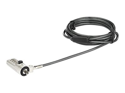  STARTECH.COM  Cable de 2m de Acero de Seguridad para Ordenador Portátil - con Candado de Combinación de 4 Dígitos para Ranura de Tipo Wedge - Cable deLTLOCKNBL
