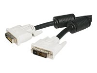 StarTech.com Cable de 2m DVI-D de Doble Enlace - Cable de Vídeo Digital para Monitor DVI-D Macho a Macho - Negro - 2560x1600 - cable DVI - 2 m