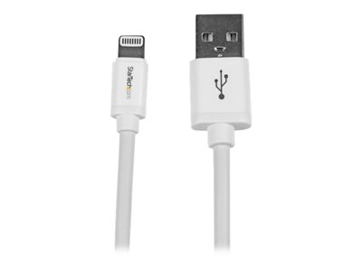 STARTECH.COM  Cable de 2m Lightning de 8 Pin a USB A 2.0 para Apple iPod iPhone iPad - Blanco - Cable Lightning - Lightning / USB - 2 mUSBLT2MW