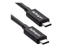 StarTech.com Cable de 2m Thunderbolt 3 USB-C (20Gbps) - Compatible con Thunderbolt, DisplayPort y USB - cable Thunderbolt - USB-C a USB-C - 2 m