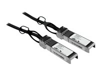 StarTech.com Cable de 2m Twinax Direct Attach SFP+ a SFP+ - 10G Compatible con Cisco SFP-H10GB-CU2M - DAC de Cobre SFP+ 10GbE - DAC Pasivo de Bajo Poder 10Gbps Firepower ASR920 ASR9000 (SFPCMM2M) - cable de conexión directa - 2 m