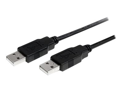  STARTECH.COM  Cable de 2m USB 2.0 Alta Velocidad Macho a Macho USB A - Negro - cable USB - USB a USB - 2 mUSB2AA2M