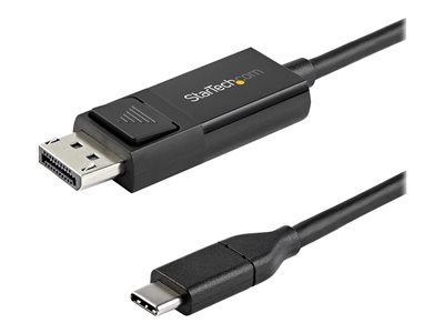  STARTECH.COM  Cable de 2m USB C a DisplayPort 1.2 de 4K a 60Hz - Cable Adaptador de Vídeo Bidireccional DP a USB-C o USB-C a DP Reversible - HBR2/HDR -CDP2DP2MBD