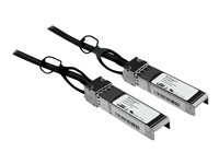 StarTech.com Cable de 3m Twinax Direct Attach SFP+ a SFP+ - 10G Compatible con Cisco SFP-H10GB-CU3M - DAC de Cobre SFP+ 10GbE - DAC Pasivo de Bajo Poder 10Gbps Firepower ASR920 ASR9000 (SFPCMM3M) - cable de conexión directa - 3 m