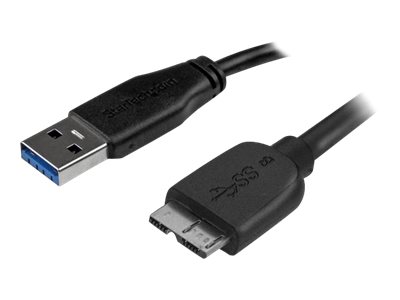  STARTECH.COM  Cable de 3m USB 3.0 Delgado - A Macho a Micro B Macho - cable USB - Micro-USB tipo B a USB Tipo A - 3 mUSB3AUB3MS