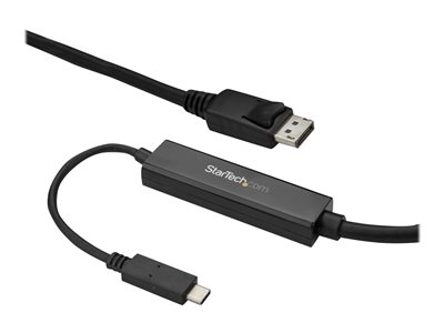  STARTECH.COM  Cable de 3m USB-C a DisplayPort - Cable Adaptador de Vídeo USB Tipo C a DP - 4K 60Hz - Negro - adaptador de vídeo externo - STM32F072CBU6CDP2DPMM3MB