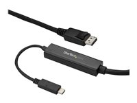 StarTech.com Cable de 3m USB-C a DisplayPort - Cable Adaptador de Vídeo USB Tipo C a DP - 4K 60Hz - Negro - adaptador de vídeo externo - STM32F072CBU6 - negro