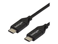 StarTech.com Cable de 3m USB-C a USB-C Macho a Macho USB 2.0 - Cable USB Tipo C  - Cable USBC - Cable Cargador para Móvil USBC - cable USB de tipo C - USB-C a USB-C - 3 m