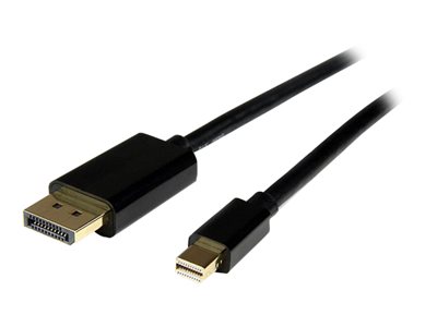  STARTECH.COM  Cable de 4m Adaptador de Monitor de Ordenador de DisplayPort a Mini DisplayPort - DP Macho - Mini DP Macho - MiniDP Negro - cable DisplayPort - 4 mMDP2DPMM4M
