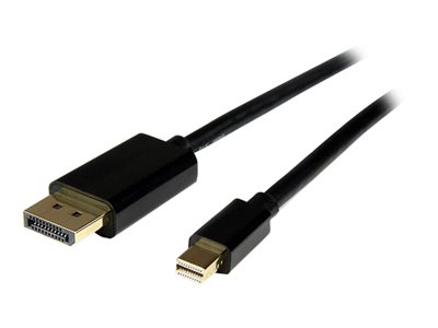  STARTECH.COM  Cable de 4m Adaptador de Monitor de Ordenador de DisplayPort a Mini DisplayPort - DP Macho - Mini DP Macho - MiniDP Negro - cable DisplayMDP2DPMM4M