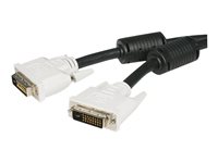 StarTech.com Cable de 5m DVI-D de Doble Enlace - Cable de Vídeo Digital para Monitor DVI-D Macho a Macho - Negro - 2560x1600 - cable DVI - 5 m