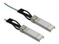 StarTech.com Cable de 5m SFP+ Óptico Activo Compatible con Cisco SFP-10G-AOC5M - 10 GbE - cable de conexión directa 10GBase - 5 m - negro