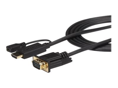  STARTECH.COM  Cable de 91cm Conversor Activo HDMI a VGA - Adaptador 1920x1200 1080p - cable adaptador - HDMI / VGA - 1 mHD2VGAMM3
