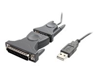 StarTech.com Cable de 91cm USB a 1 Puerto Serie RS232 - Adaptador  Serial - 1x DB9 DB25 - 1x USB A - adaptador serie - USB 2.0