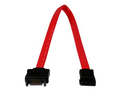  STARTECH.COM  Cable de Extensión Datos SATA de 30cm - Serial ATA III 6Gbps - Rojo - Cable alargador SATA - 30 cmSATAEXT30CM