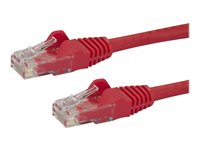 StarTech.com Cable de Red de 0,5m Rojo Cat6 UTP Ethernet Gigabit RJ45 sin Enganches - Latiguillo Snagless de 50cm - cable de red - 50 cm - rojo N6PATC50CMRD