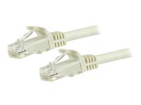 StarTech.com Cable de Red Ethernet Cat6 Snagless de 3m Blanco - Cable Patch RJ45 UTP - cable de interconexión - 3 m - blanco