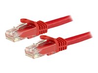 StarTech.com Cable de Red Ethernet Cat6 Snagless de 3m Rojo - Cable Patch RJ45 UTP - cable de interconexión - 3 m - rojo