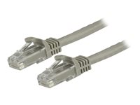 StarTech.com Cable de Red Ethernet Snagless Sin Enganches Cat 6 Cat6 Gigabit - cable de interconexión - 15 m - gris