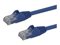 StarTech.com Cable de Red Ethernet Snagless Sin Enganches Cat 6 Cat6 Gigabit - cable de interconexión - 50 cm - azul N6PATC50CMBL