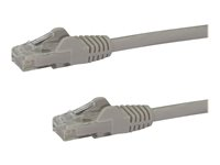 StarTech.com Cable de Red Ethernet Snagless Sin Enganches Cat 6 Cat6 Gigabit - cable de interconexión - 50 cm - gris N6PATC50CMGR
