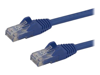  STARTECH.COM  Cable de Red Ethernet Snagless Sin Enganches Cat 6 Cat6 Gigabit - cable de interconexión - 3 m - azulN6PATC3MBL