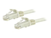 StarTech.com Cable de Red Ethernet Snagless Sin Enganches Cat 6 Cat6 Gigabit - cable de interconexión - 15 m - blanco