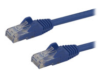 StarTech.com Cable de Red Ethernet Snagless Sin Enganches Cat 6 Cat6 Gigabit - cable de interconexión - 2 m - azul