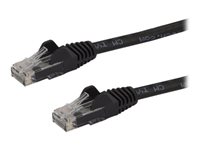 StarTech.com Cable de Red Ethernet Snagless Sin Enganches Cat 6 Cat6 Gigabit - cable de interconexión - 2 m - negro